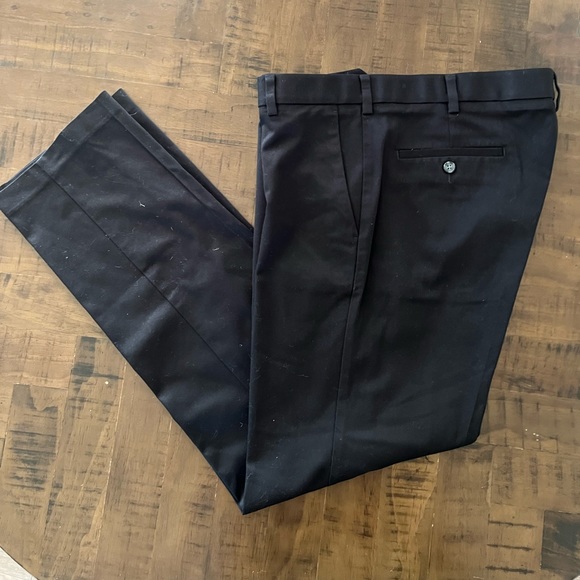 Roundtree & Yorke Pants Mens Straight Fit Black Pants Poshmark